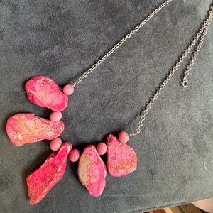Pink Stone Necklace